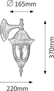Rabalux 8371 nástenné svietidlo Milano