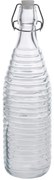 Sklenená fľaša s clip uzáverom Stripes 1 l