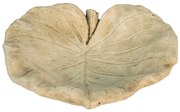 Cementové náustok pre vtáčiky v tvare leknínového listu - 22*22*6 cm