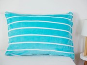 Obliečka na vankúš mikroplyš 70 × 90 cm - Kamala mentolová