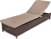 Ležadlo GARDE tmavohnedé