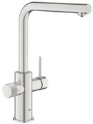 GROHE 30601DC0 - Drezová batéria BLUE PURE s vysúvacou sprchou, nerez