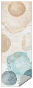 Krémovo-tyrkysový prateľný behúň 80x200 cm Puddle – Mila Home