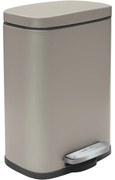 Spirella Pedálový odpadkový kôš soft-close Akira 12 l, matná sivohnedá, 12 l