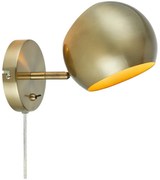 Markslöjd 108754 - Nástenná lampa EDGAR 1xE14/40W/230V zlatá