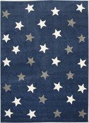 Detský koberec Emily Kids 5767A Hviezdy modrý