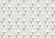 Fototapeta - Šedé trojuholníky (254x184 cm)