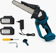 Akumulátorová 8" ručná mini pílka NAKIDA HT-6602-2 s olejovým mazaním + 2x batéria + 2x reťaz + kufo