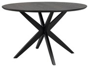 Okrúhly jedálenský stôl s doskou v dubovom dekore 120x120 cm Calverton - Rowico