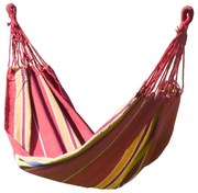 Hojdacia sieť 200x100 cm červená/žltá