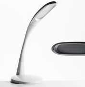 Stolná LED lampa Soleto, biela