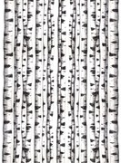 Akustický záves SKOGSBRYN, 1400x2200 mm, les