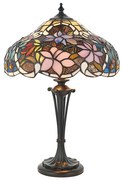 Endon 64327 - Stolová lampa Tiffany SULLIVAN 2xE14/40W/230V pr. 30 cm