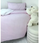 INTERMEDIC SK Posteľná obliečka do postieľky Ružový Prúžok 90x130/45x65 cm