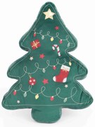 Vianočný vankúšik - Ozdobený stromček