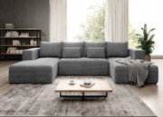 Veľký rozkladací roh Stripes U na pružinách