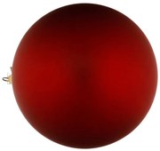 DECOLED Plastová guľa, priemer 40 cm, červená, matná, UV