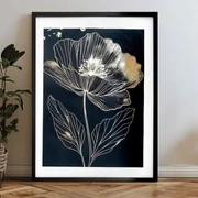 Plagát na stenu s EXTRA efektom - Midnight Bloom