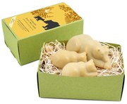 Prírodné mydlo medvedia rodinka 170g, smrek živica