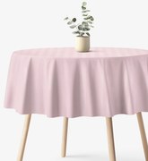 Goldea okrúhly damaškový obrus - staroružové prúžky so saténovým leskom Ø 100 cm