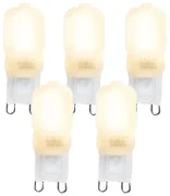 Sada 5 LED žiaroviek G9 CUTE PC 2W 200lm 2700K