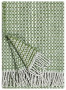 Vlnená deka Havas 140x180, olivová / Finnsheep