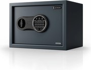 Malý domáci trezor, elektronický zámok na kód, na peniaze a dokumenty, 350x250x250 mm: DORIAN