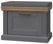 Skrinka na topánky Tara K1 grafit