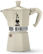 Kávovar na moka kávu Bialetti Moka Express, 190 ml, krémový