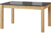 Rozkladací stôl Kama 136/210x90cm dub camargue/čierna mat