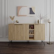 Komoda Houseland CLARA 142 cm dub přírodní