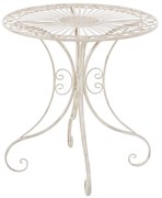 Kovový stôl GS13437402 - Krémová antik