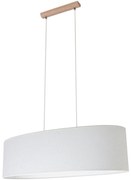 Spot-Light 1027400211536 - Závesné svietidlo na lanku MERCEDES 2xE27/40W/230V dub