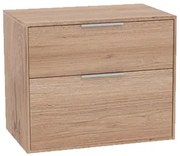 Roca Optica kúpeľňová skrinka bez umývadla 78,5x56,5x45,5 cm dub OPTDESK802ZO