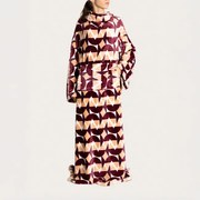 Deka CHERRY CHIC s rukávmi, béžová / bordová 241712