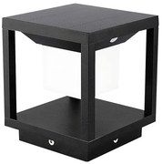 LED solárne svietidlo so senzorom LED/2W/5,5V 3000K IP65 2600 mAh čierne