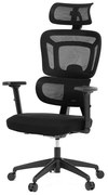 Autronic BONTEC Kancelárska stolička, synchrónny mechanizmus, čierna sieťovina, KA-Y358 BK Farba: Čierna