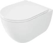 Deante Round, závesná WC misa Rimless 515x362x366 mm, biela lesklá, DEA-CGRD6ZPW