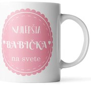 Sablio Hrnek Nejlepší babička - 200 ml - espresso