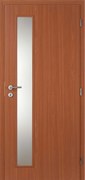 Doornite TIKA 1 Interiérové dvere 80 P, 820 × 1 970 mm, CPL laminát, pravé, hruška, presklené