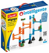 Migoga Marble Run - guľôčková dráha - transparentná - 45 ks
