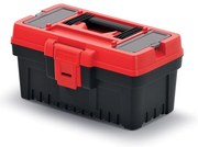 Kufor na náradie 26,9 × 17,7 × 15,5 cm, organizéry, červená