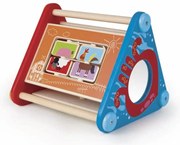 Drevený box plný aktivít