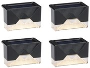 Grundig - SADA 4x LED solárne nástenné svietidlo LED/1,2V 600 mAh IP44