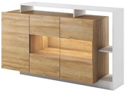 Komoda Alva grande dub/biely mat