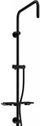 Mexen T, sprchový stĺp, polička, čierna matná, 79393-70