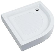 Polokrúhla vanička 80x80x16 vstavaná R55 AQM352L