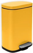 Spirella Spirella pedálový odpadkový kôš akira matná šafranovo žltá oceľ 5 l 10.20818