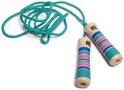 Švihadlo s drevenou rukoväťou - tyrkysové