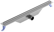 Cersanit Tako, SLIM lineárny odtokový žľab 90cm, nerezová, S907-015